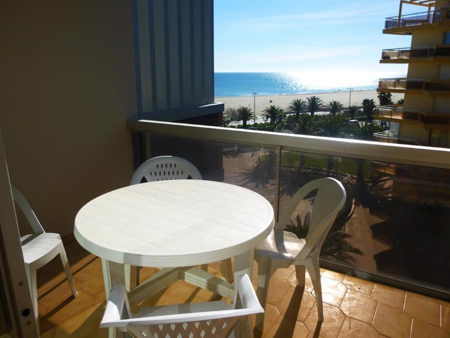 Canet - En - Roussillon Studio Face A La Mer Bagian luar foto